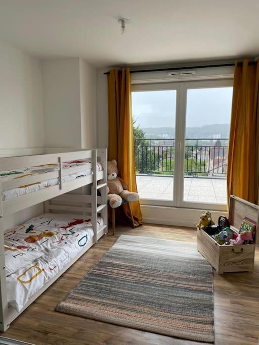 Appartement 3P Gare Terrasse Et Parking Prive Franconville  Kültér fotó